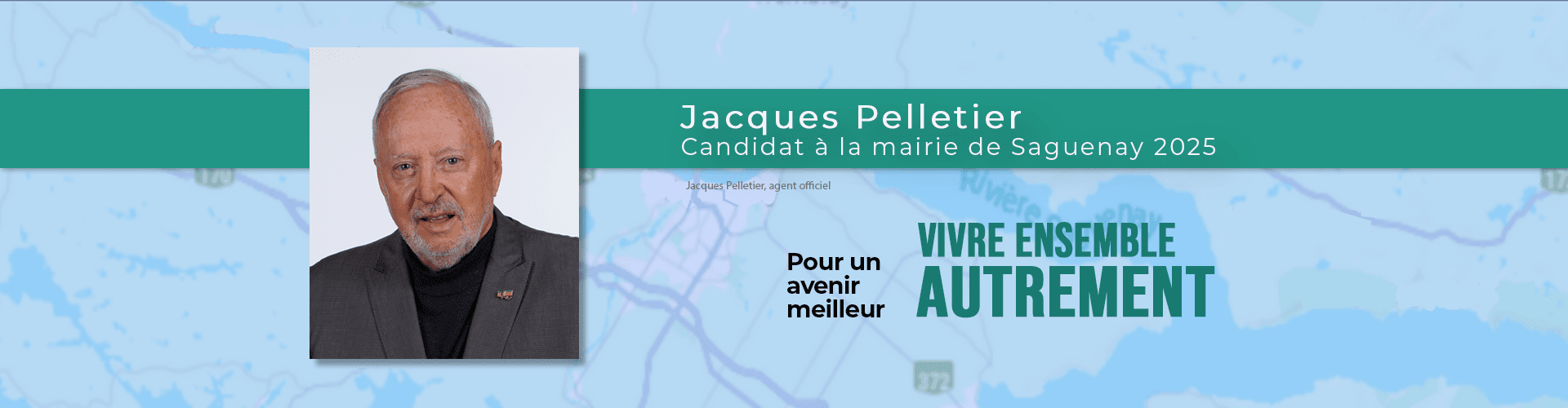 Jacques Pelletier, candidat à la mairie de Saguenay